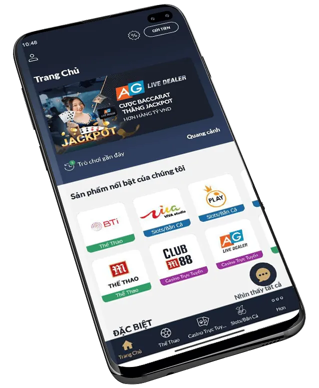 Trò chơi nổ hũ và bắn cá trên ứng dụng Bet365